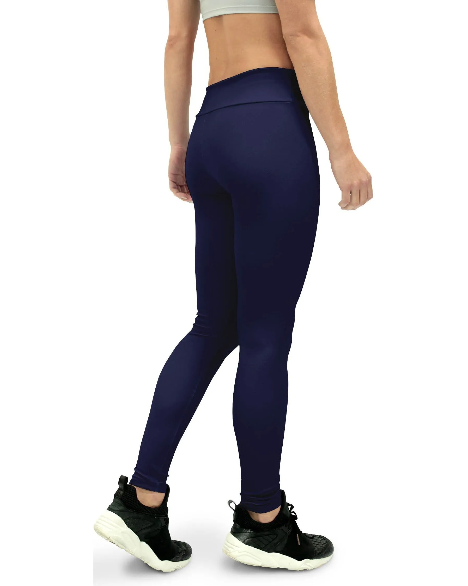 Solid Ocean Blue Yoga Pants