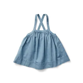 Soor Ploom Eloise Pinafore - Light Denim