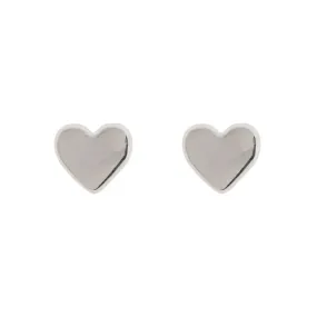 Sophia - Heart Stud Earring 6mm Stainless Steel