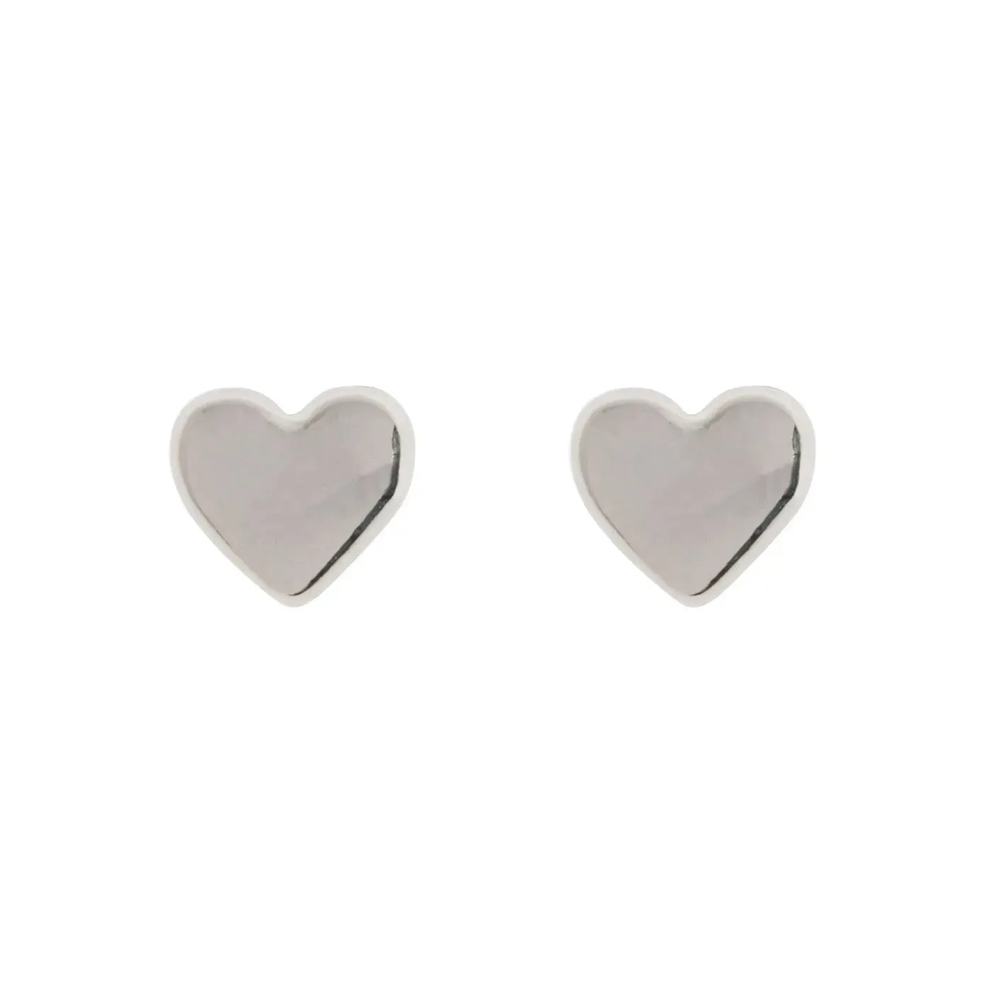 Sophia - Heart Stud Earring 6mm Stainless Steel