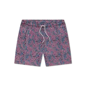 Southern Marsh Harbor Stretch Trunk - Coral Fades