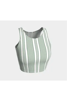 Spearmint Striped Athletic Top