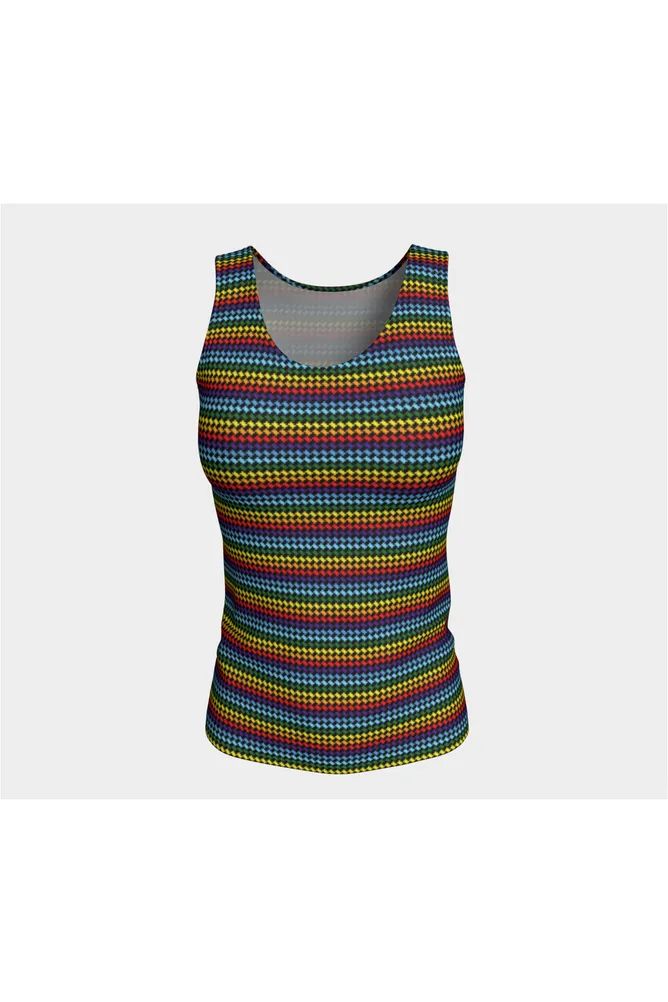 Spectral Corduroy Fitted Tank Top