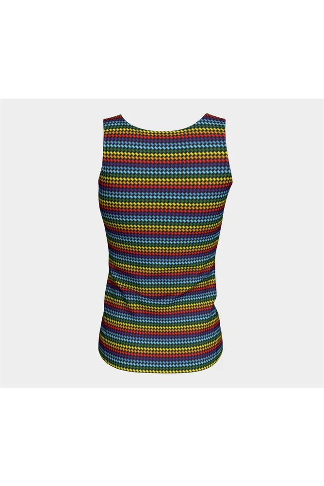 Spectral Corduroy Fitted Tank Top
