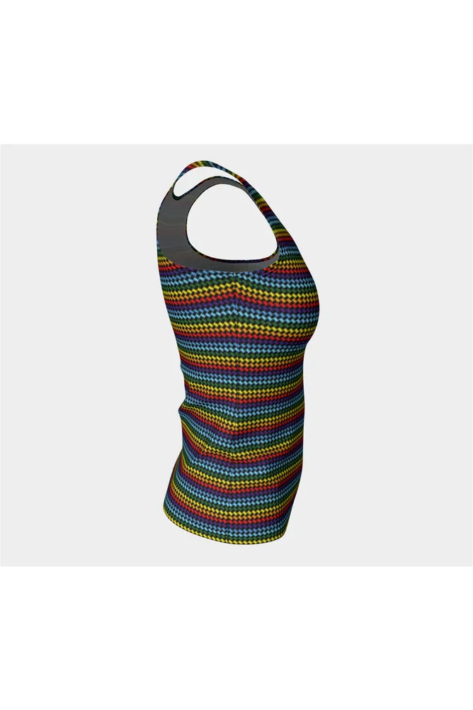 Spectral Corduroy Fitted Tank Top