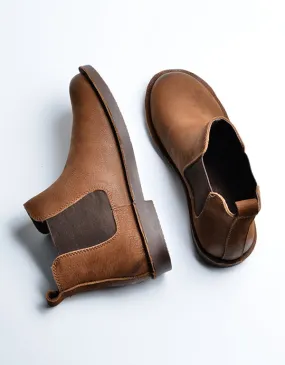 Spring Women's Leather Short Boots