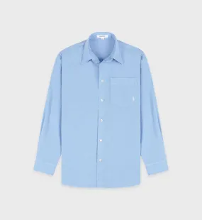 SRC Oversized Shirt - Sky Blue/White