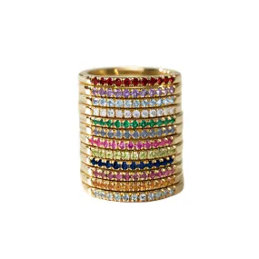 Stackable Birthstone Rings