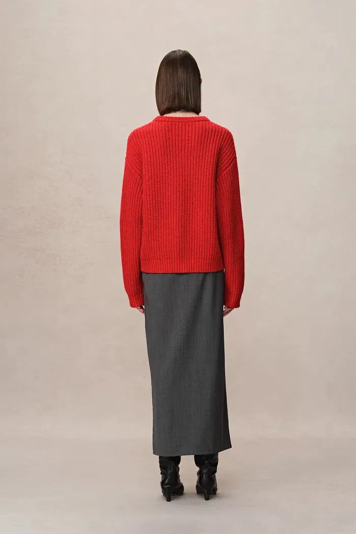 Star Lover Zodiac Knit Sweater in Chunky Merino Wool Knit