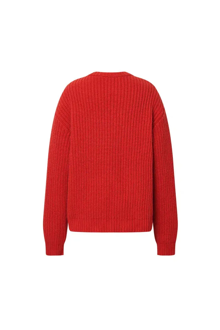 Star Lover Zodiac Knit Sweater in Chunky Merino Wool Knit