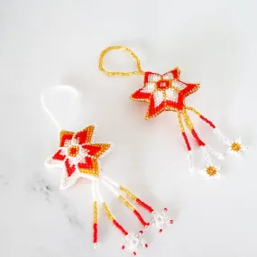 Star Ornament  | Hand-Beaded Guatemalan Christmas Ornaments
