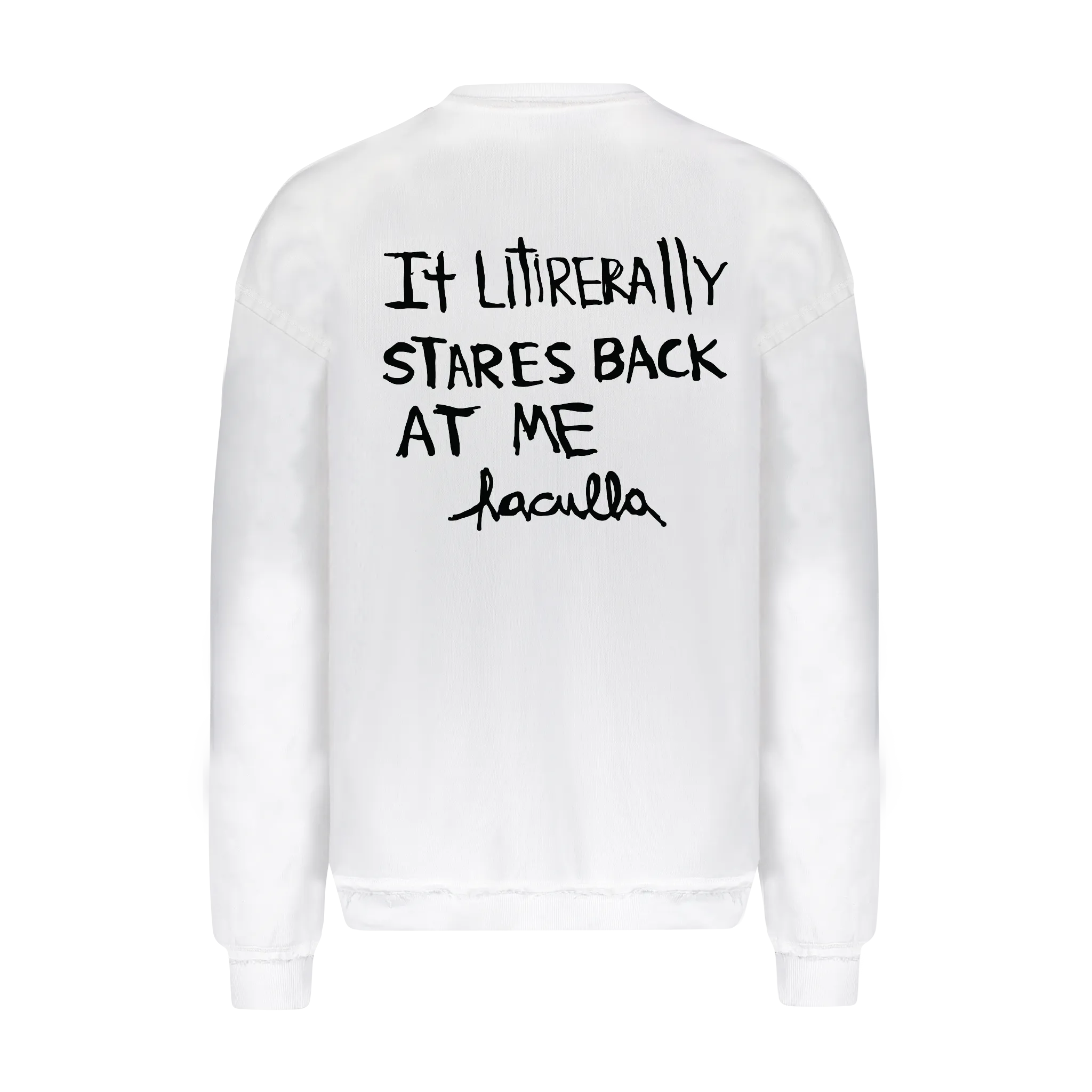 STARES BACK AT ME CREWNECK
