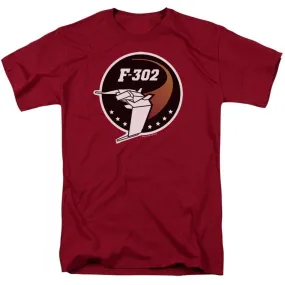 Stargate SG-1 F-302 Logo Cardinal T-shirt