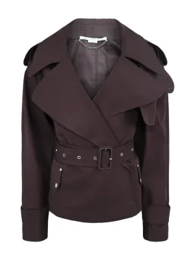 Stella McCartney Cropped Cotton Trench Coat
