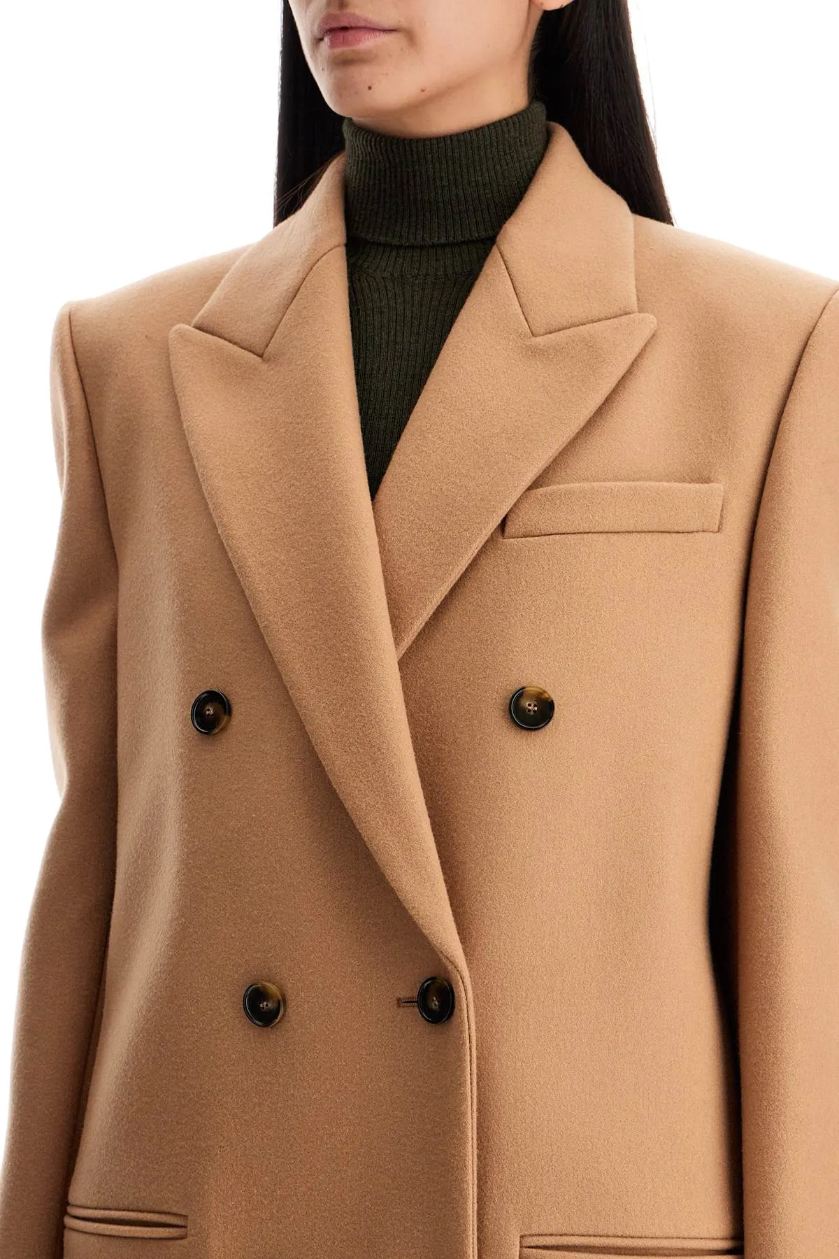 Stella Mccartney Long Double-Breasted Coat