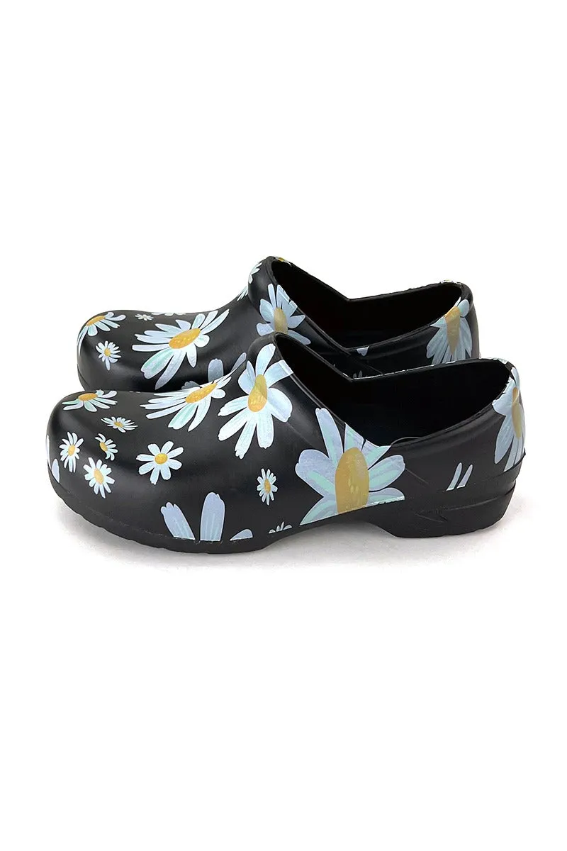 StepZ Women's Slip Resistant Nurse Clogs | Daisy Power