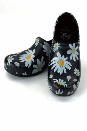 StepZ Women's Slip Resistant Nurse Clogs | Daisy Power
