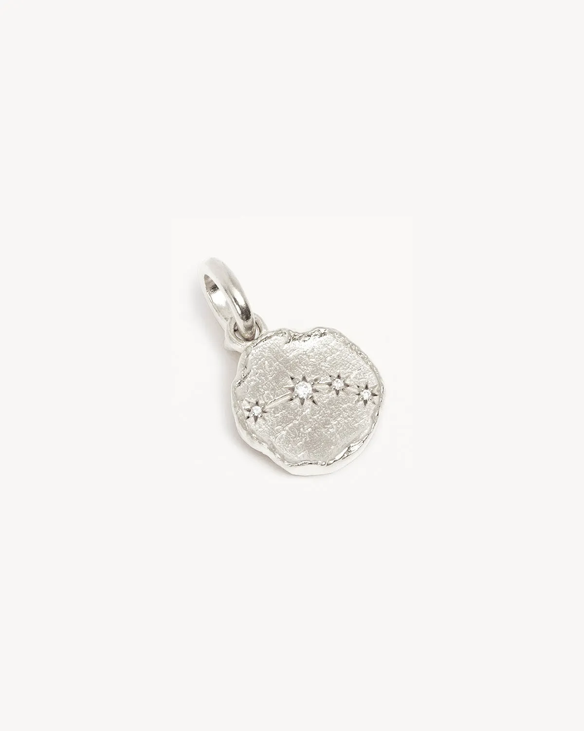 Sterling Silver Cosmic Love Zodiac Annex Link Pendant - Aries