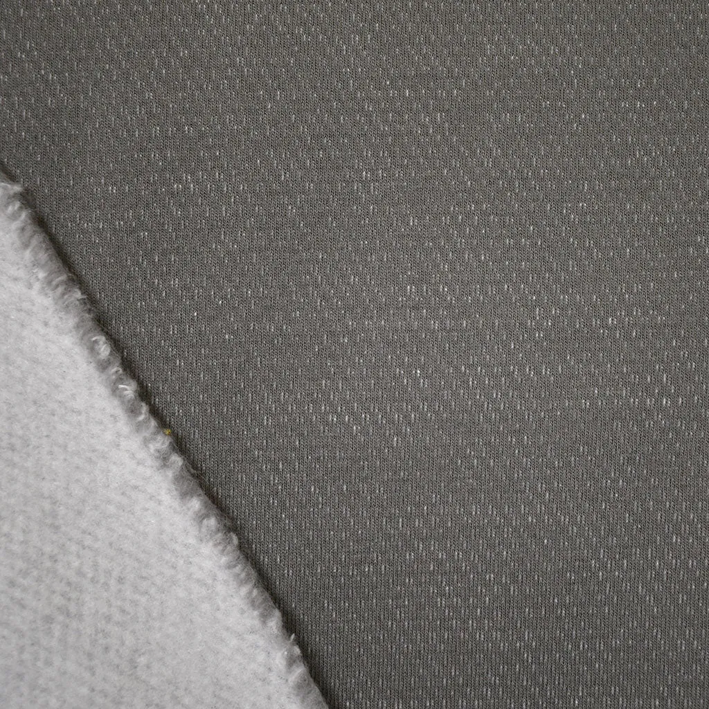 Stitch Texture Athletic Sweatshirt Fleece Dove Grey