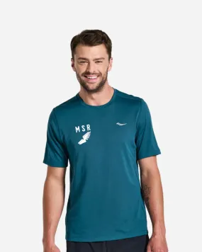 Stopwatch Graphic Short Sleeve Men - Lagoon