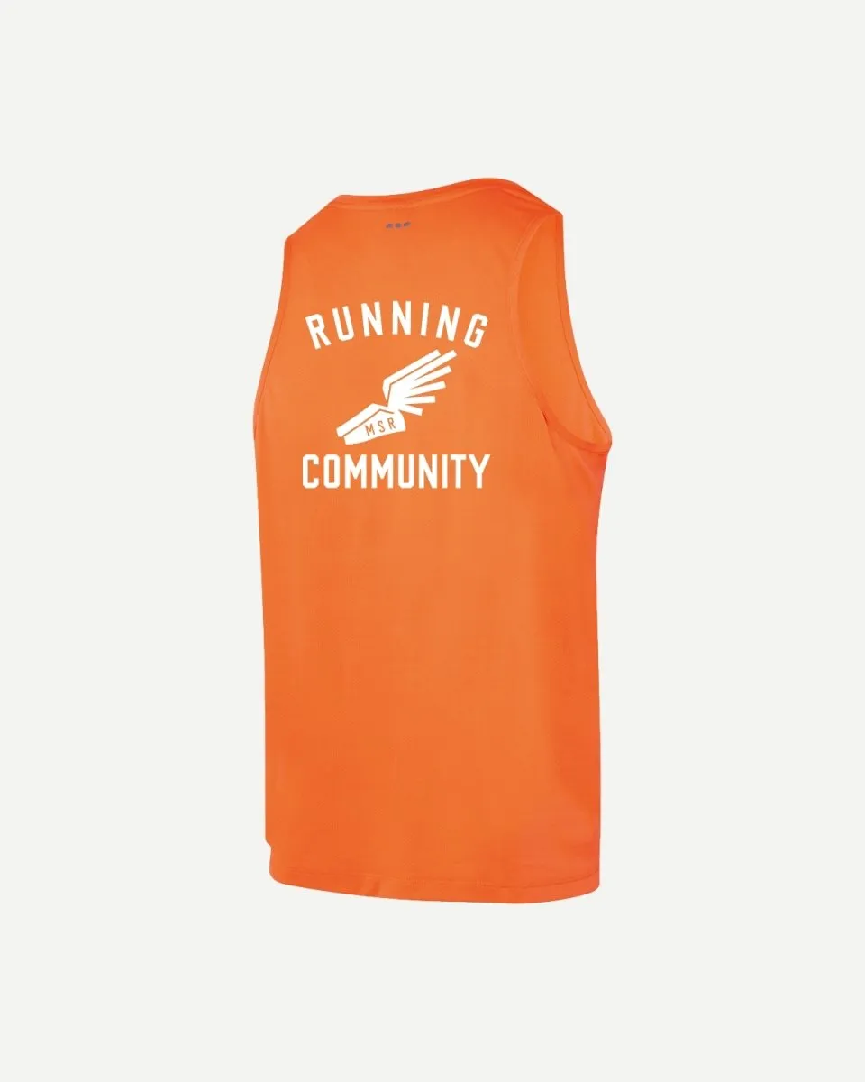 Stopwatch Singlet Men - Vizi Orange