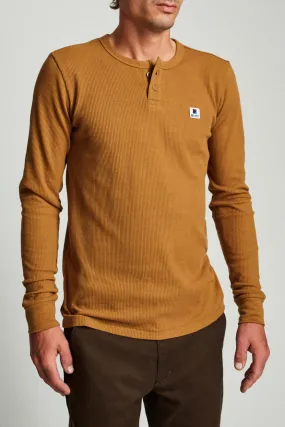 Stowell L/S Henley - Washed Copper