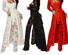 Strapless Lace Bridal Romper 3 Piece plus sized  bridal lingerie