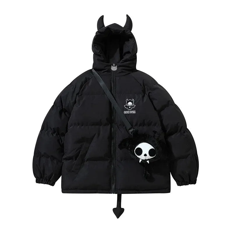 Streetwear "Devil Horns" Tail Jacket
