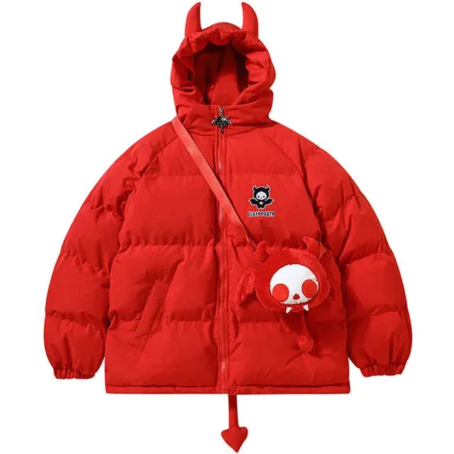 Streetwear "Devil Horns" Tail Jacket