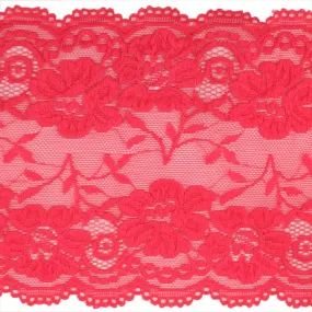 Stretch lace Trims - 6 inches - Red
