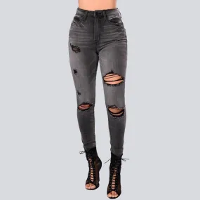 Stretch Ripped Jeans