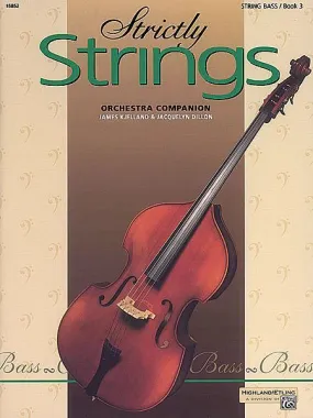 Strictly Strings Book 3 Double Bass