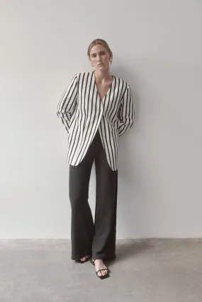 Stripe Blazer