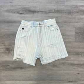 Striped Denim Short