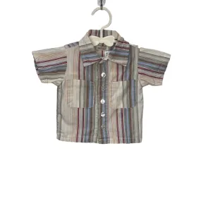 Striped SS Button-Up