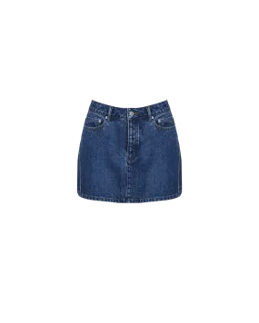 SUBLIME DENIM MINI SKIRT INDIGO