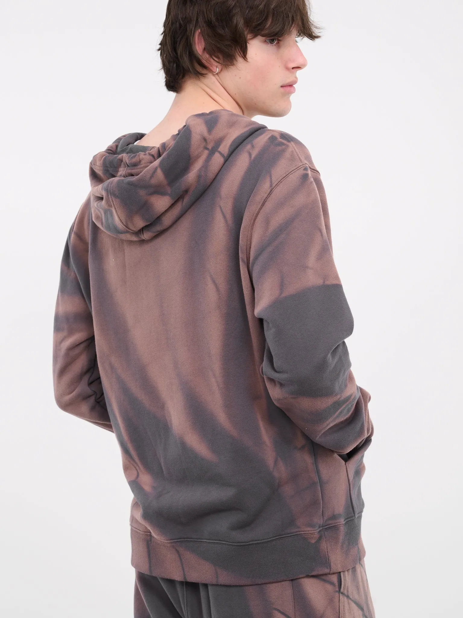 Sun-Bleached Zip-Up Hoodie (TO01-GREY)