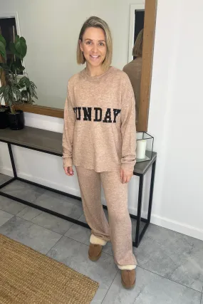 Sunday Loungewear Set - Tan