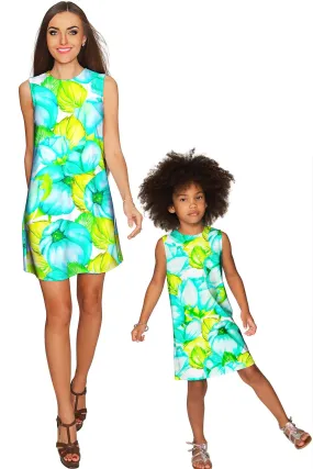 Sunny Day Adele Shift Party Mother and Daughter Dresses