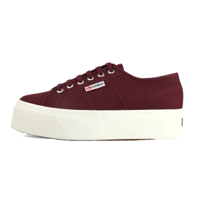 Superga 2790 Flatform Red Bordeaux Full Avorio