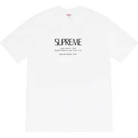 Supreme Anno Domini Tee White