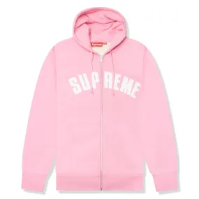Supreme Arc Thermal Lined Zip-Up Pink Hoodie