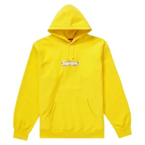 Supreme Bandana Box Logo Hooded Sweatshirt Yellow