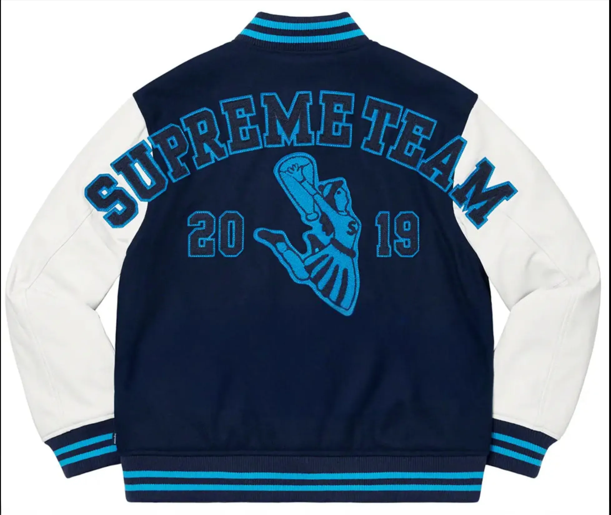 Supreme Team 2019 Varsity Jacket Blue | Supreme Unisex Jacket