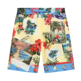 Surf Camp Print Bermuda