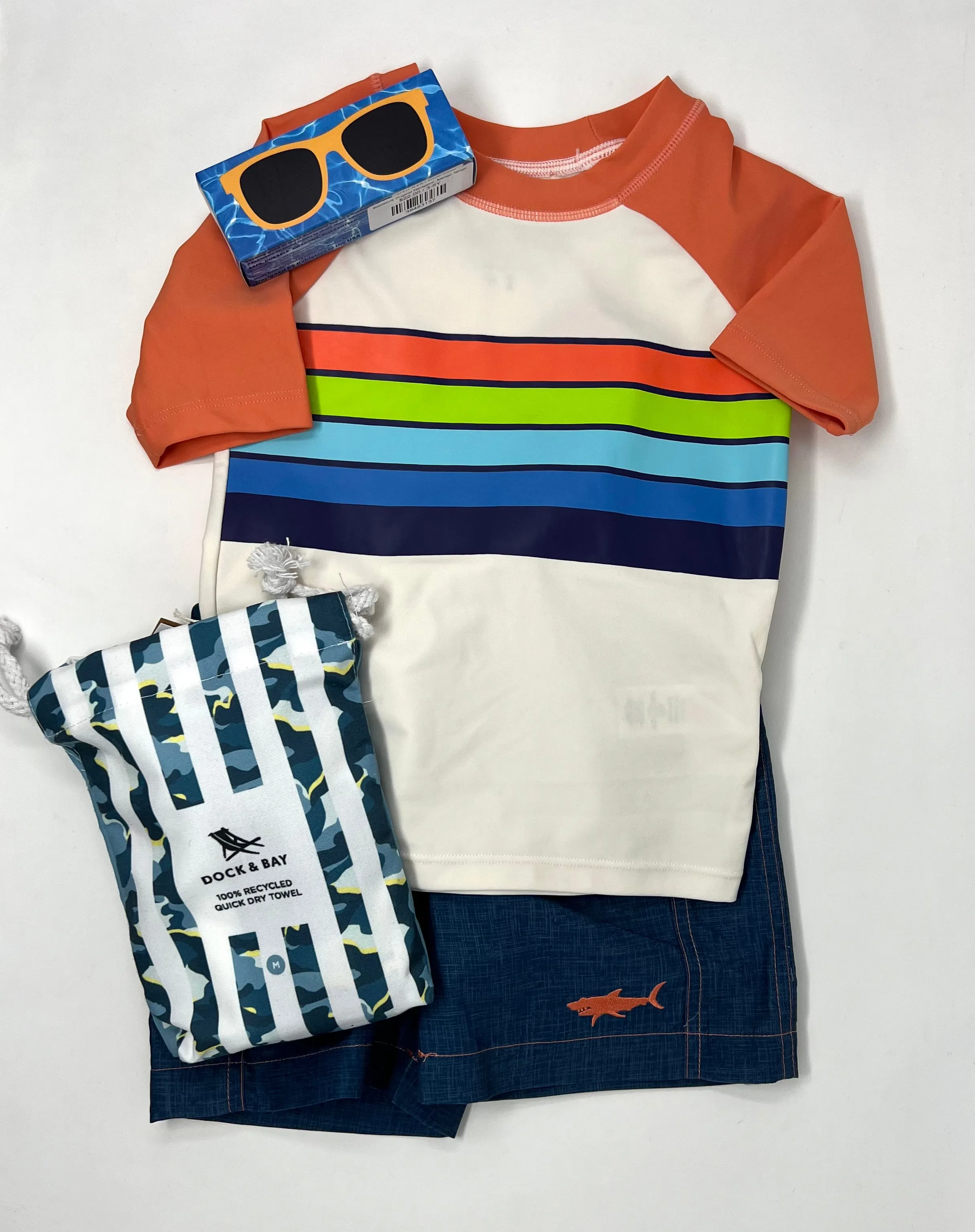 Surfer Stripe Short Sleeve Rashguard
