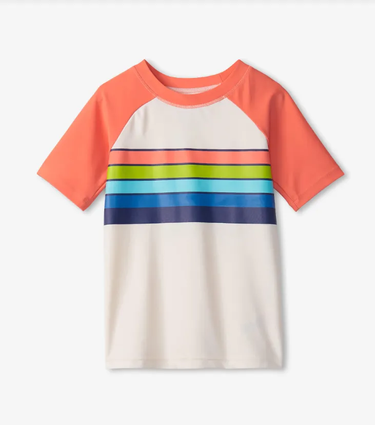 Surfer Stripe Short Sleeve Rashguard
