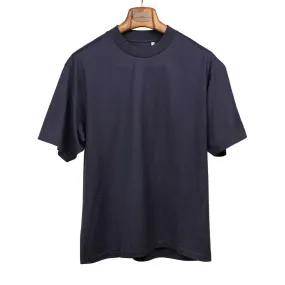 Suvin Supima tube tee in navy cotton