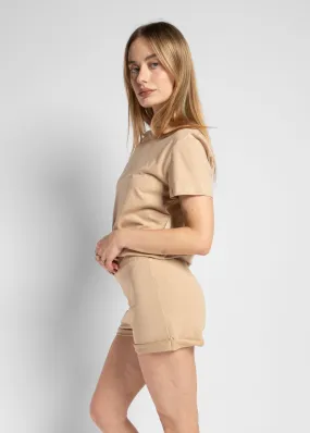 SWEAT SHORTS - UNI BEIGE