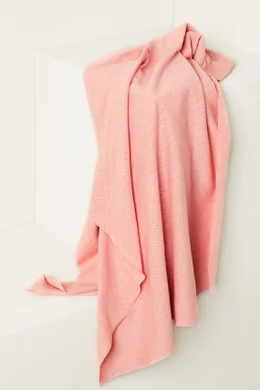 Sweet Peach Organic Gem Pointelle Knit | Mind The Maker | By The Half Yard